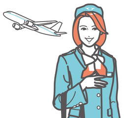 1980年後半から1990年代中頃、CAのイメージ②-