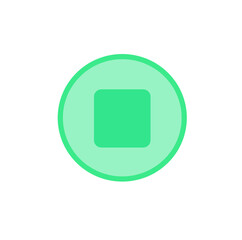 the playback line icon, an illustration of the playback icon isolated on a white background
