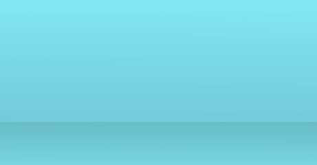 Obraz premium blue background, abstract gradient studio room