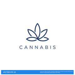 marijuana leaf icon vector