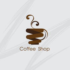 coffee shop cafe logo symbol sign graphic object