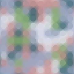 Seamless pattern or grid of circle dots on blurry gradient background for print. High quality illustration. Retro disco effect. Dynamic vintage glow. Abstract pattern for surface design print.