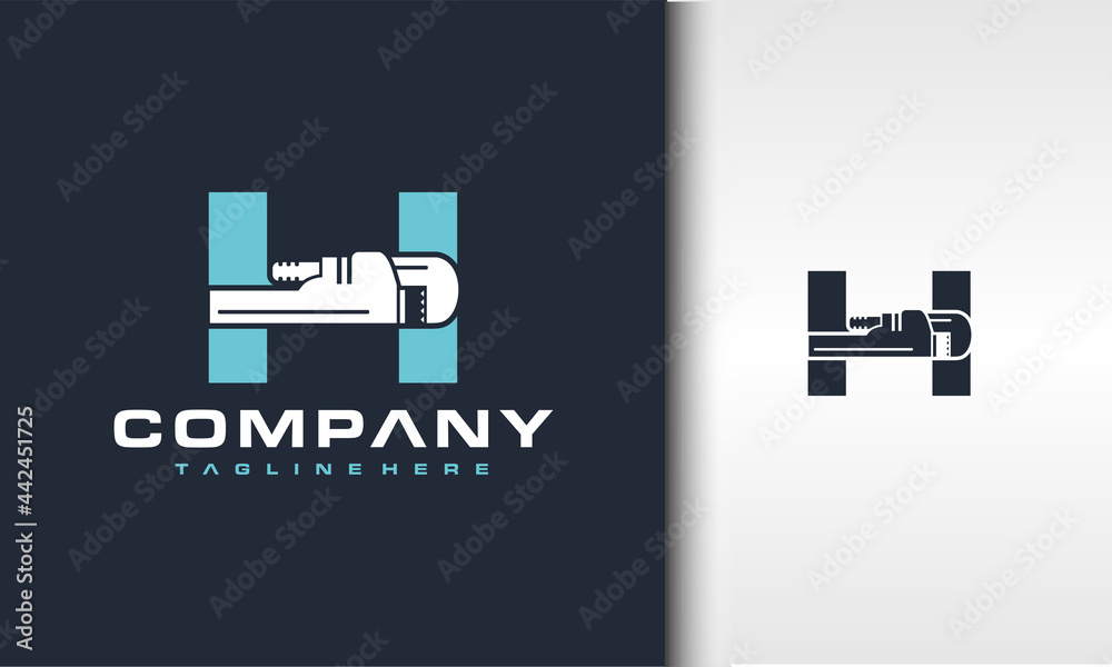 Canvas Prints letter H wrench adjustable logo