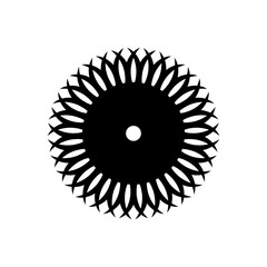 Vintage round ornament. Decorative round ornaments. Unusual flower shape. Oriental vector, Patterns of anti-stress therapy. Weaving design elements. Yoga logos vector.