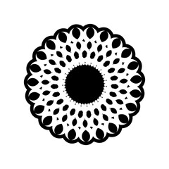 Indian mandala. Circular ornament. Vector illustration.