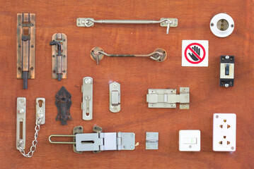 Obraz premium System schematic and tools background