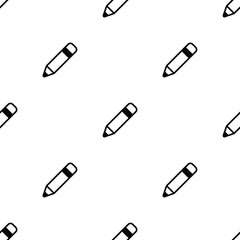 Pencil seamless pattern background, wallpaper in black and white style.
