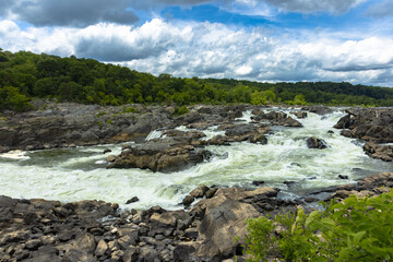 Great Falls Park, Viewed From Olmsted Island, Potomac, MD
