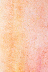 Hand painted pink yellow watercolor background. abstract multicolor texture.