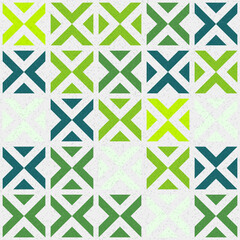 Abstract Geometric Pattern generative computational art illustration