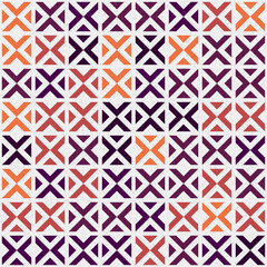 Abstract Geometric Pattern generative computational art illustration