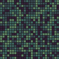 Abstract Geometric Pattern generative computational art illustration