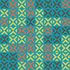 Abstract Geometric Pattern generative computational art illustration