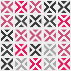 Abstract Geometric Pattern generative computational art illustration