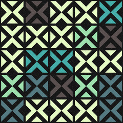 Abstract Geometric Pattern generative computational art illustration