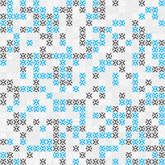 Abstract Geometric Pattern generative computational art illustration