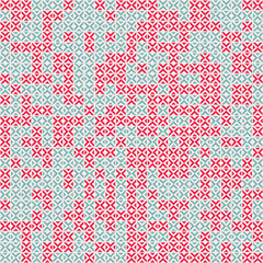 Abstract Geometric Pattern generative computational art illustration