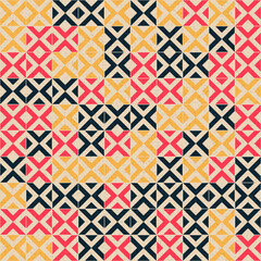 Abstract Geometric Pattern generative computational art illustration