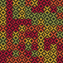 Abstract Geometric Pattern generative computational art illustration