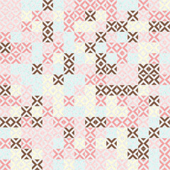 Abstract Geometric Pattern generative computational art illustration