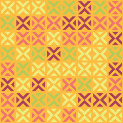 Fototapeta premium Abstract Geometric Pattern generative computational art illustration