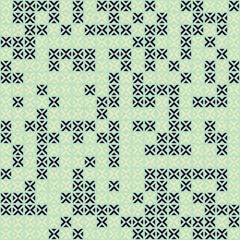 Abstract Geometric Pattern generative computational art illustration