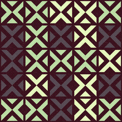 Abstract Geometric Pattern generative computational art illustration