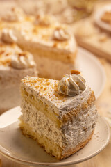 Homemade nut cake