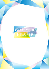 夏のキラキラ背景