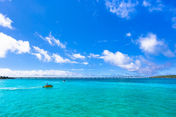 沖縄県宮古島、前浜の風景