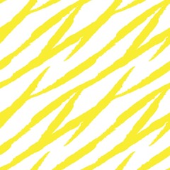 Yellow Brush Stroke Fur Seamless Pattern