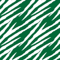 Green Brush Stroke Fur Seamless Pattern