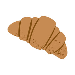 Cafe element croissant pastry dessert icon for bakery shop or food design vector illustration.