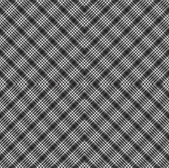 Fototapeta na wymiar Black and White Argyle Plaid Tartan textured Seamless Pattern Design