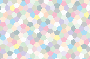 vector pastel colors cairo pentagonal mosaic pattern