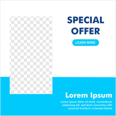 Obraz premium social media post design. promotion banner. ready use design template.