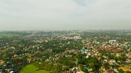 Foto op Canvas Zamboanga City, Large city and port, western Mindanao, Philippines.View from above Zamboanga. © Alex Traveler