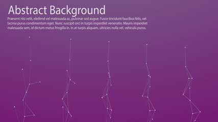 Modern futuristic scientific pattern background. Plexus graphic background. Social network vector. Visualization of digital data. place for text. vector illustration