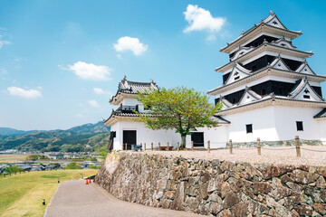 Ozu castle in Ehime, Shikoku, Japan