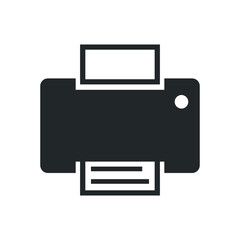 printer icon design vector graphics