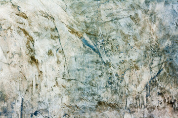 Cracked and dirty concrete wall