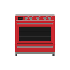 Kitchen stove for cooking icon