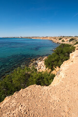 The coast of Mediterranean sea
