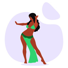 East Dance. Belly dance. Oriental beauty. Belly dance.
