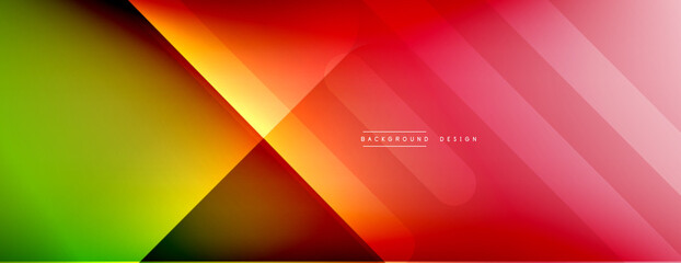 Dynamic lines abstract background. 3D shadow effects and fluid gradients. Modern overlapping forms