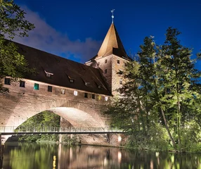 Der Kettensteg in der Altstadt von Nürnberg © Michael Lindner