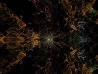 Imaginatory fractal background generated Image
