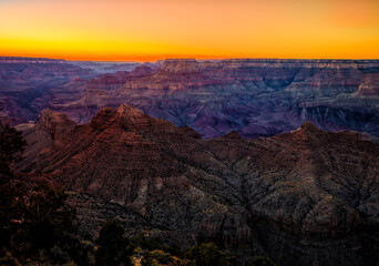 Grand Canyon Sunset from Desert View, Grand Canyon National Park, Arizona
