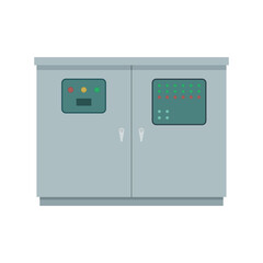 Electrical cabinet vector. free space for text. copy space. blank.