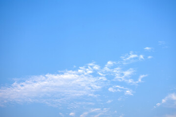 Fototapeta na wymiar Blue sky and clouds background